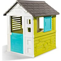 Los mejores  - Smoby Pretty II - Casita Infantil- Color Verde- Azul y Gris (810710)